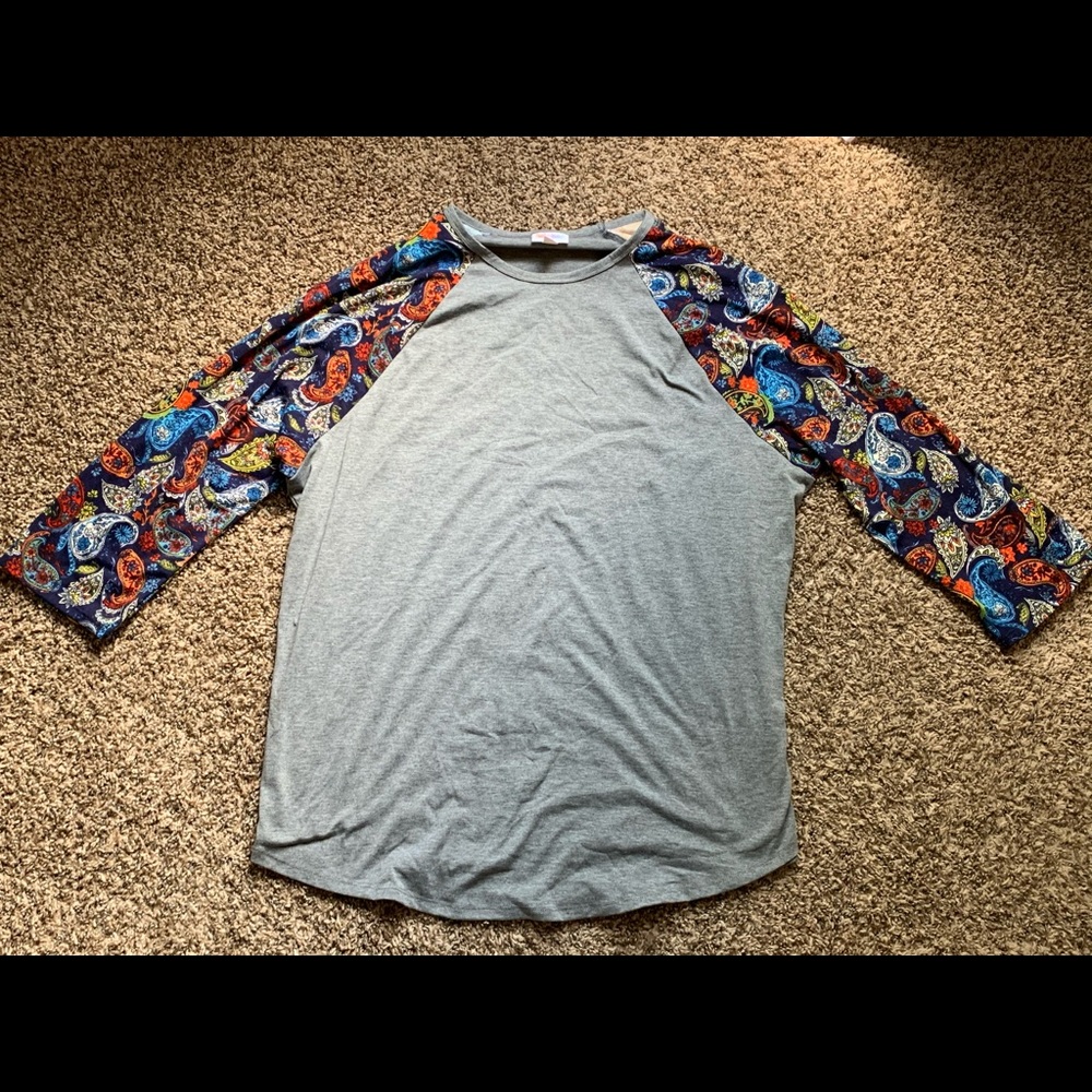 3X LuLa Roe Randy baseball-t